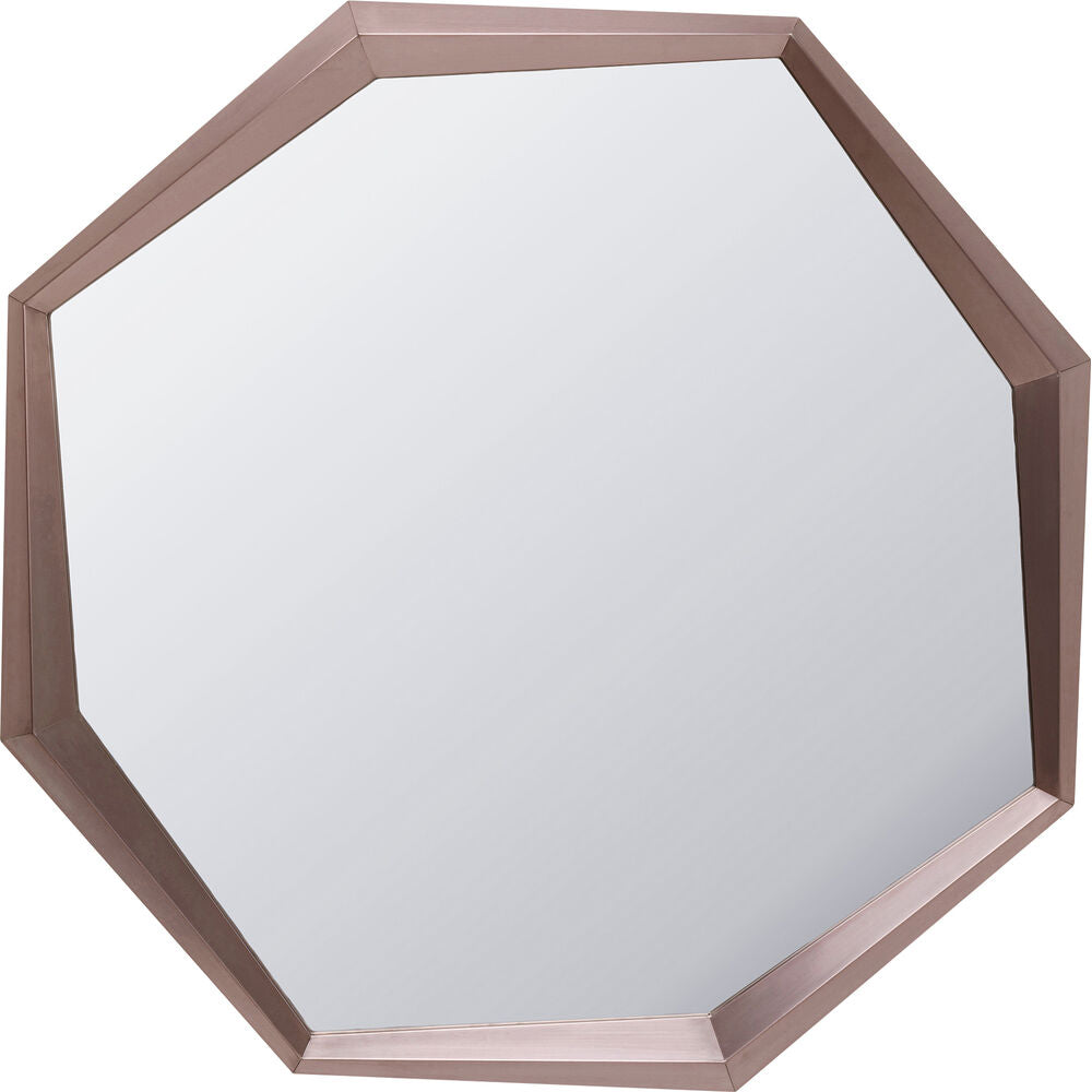 Wall Mirror Octagon Coffee 120x120cm
