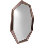 Wall Mirror Octagon Coffee 120x120cm