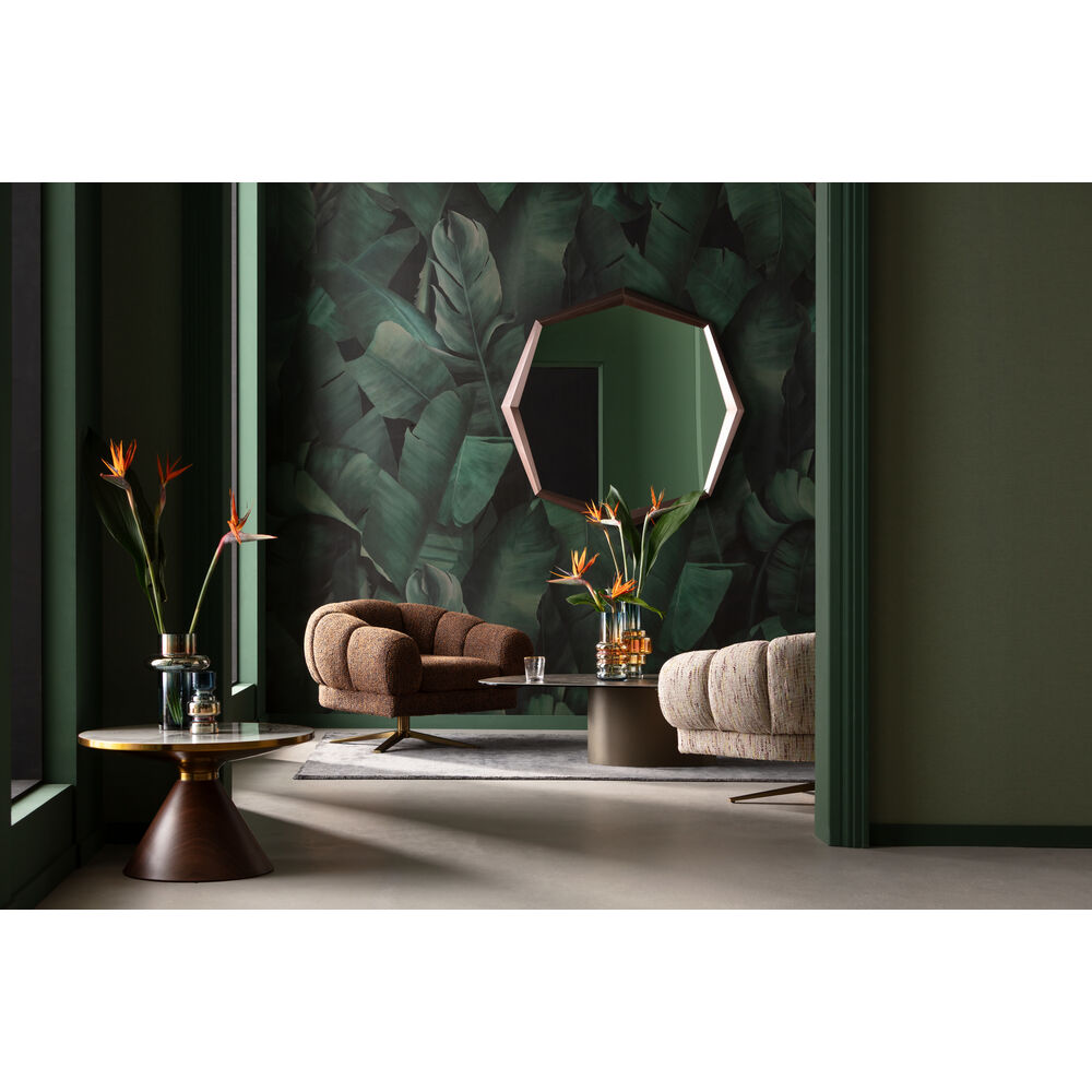 Wall Mirror Octagon Coffee 120x120cm
