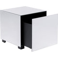 Side Table Luxy Mirror Drawer 45x45cm