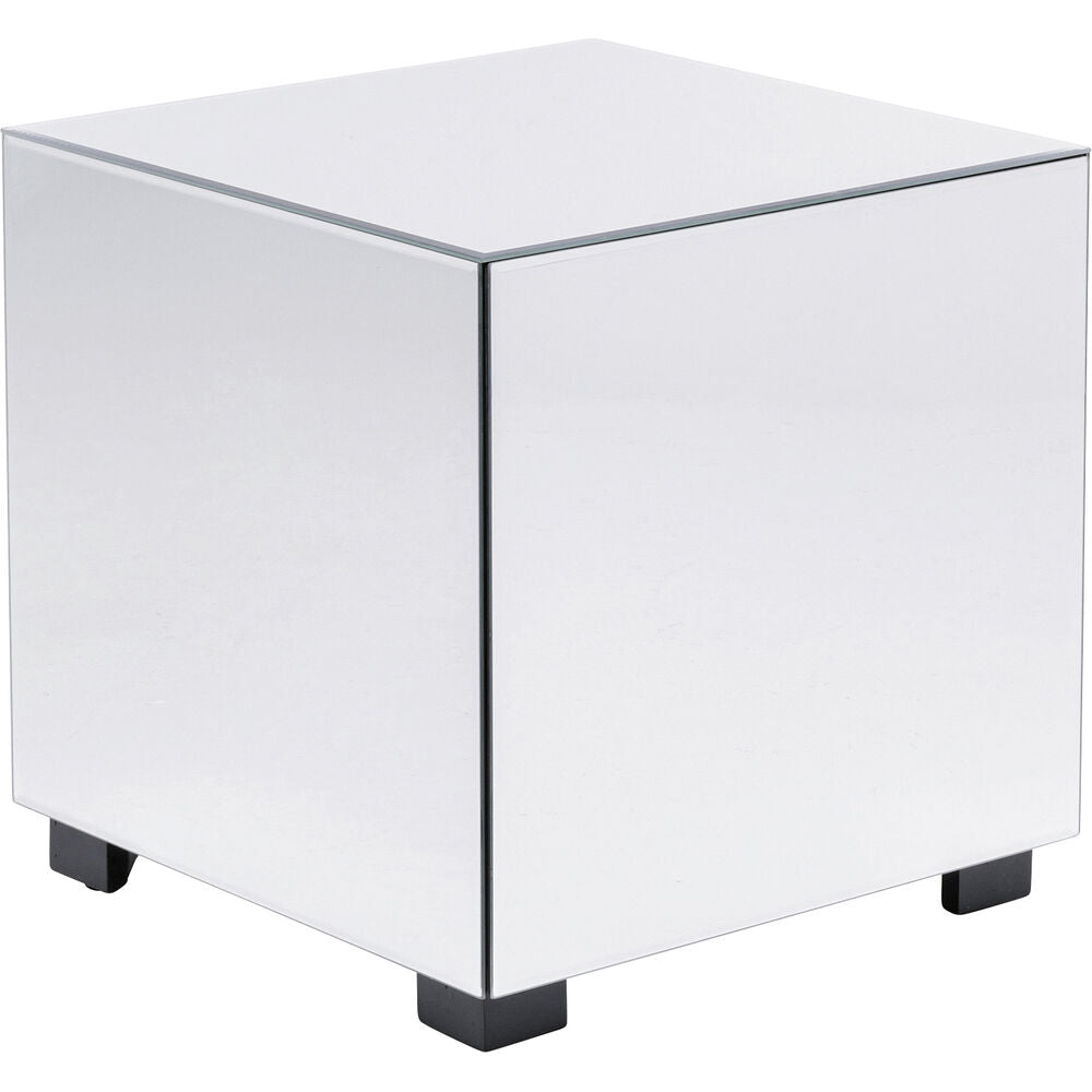 Side Table Luxy Mirror Drawer 45x45cm