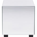 Side Table Luxy Mirror Drawer 45x45cm