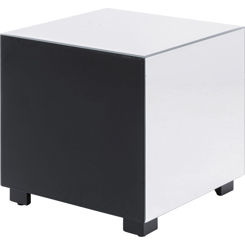 Side Table Luxy Mirror Drawer 45x45cm