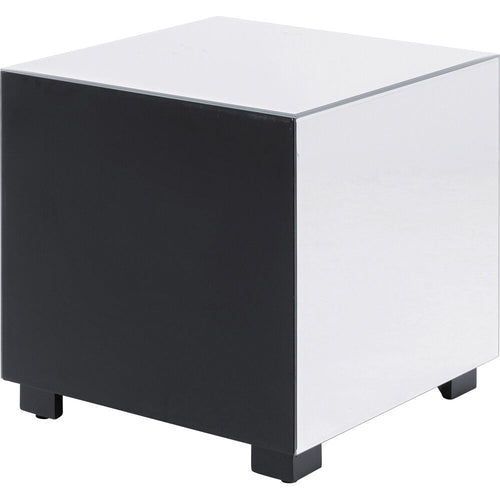 Side Table Luxy Mirror Drawer 45x45cm