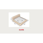 Bed Salamanca Ecru 160x200cm