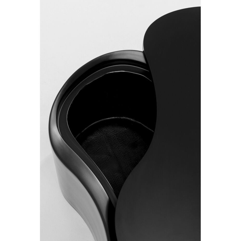 Side Table Lotus Black 30cm