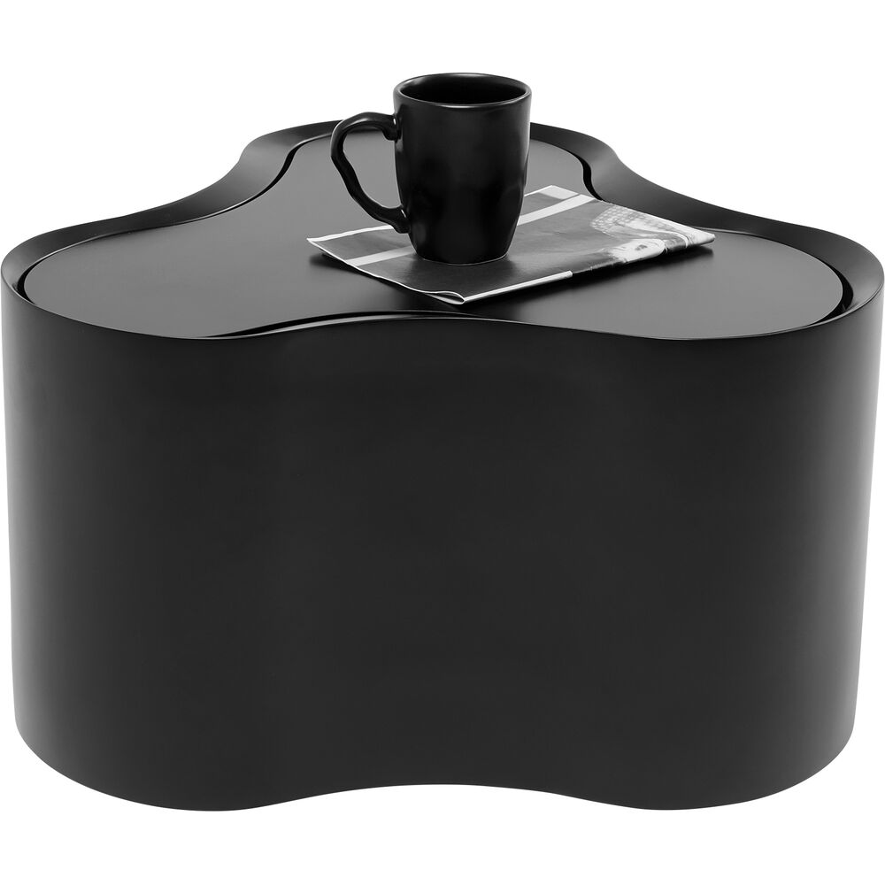 Side Table Lotus Black 30cm