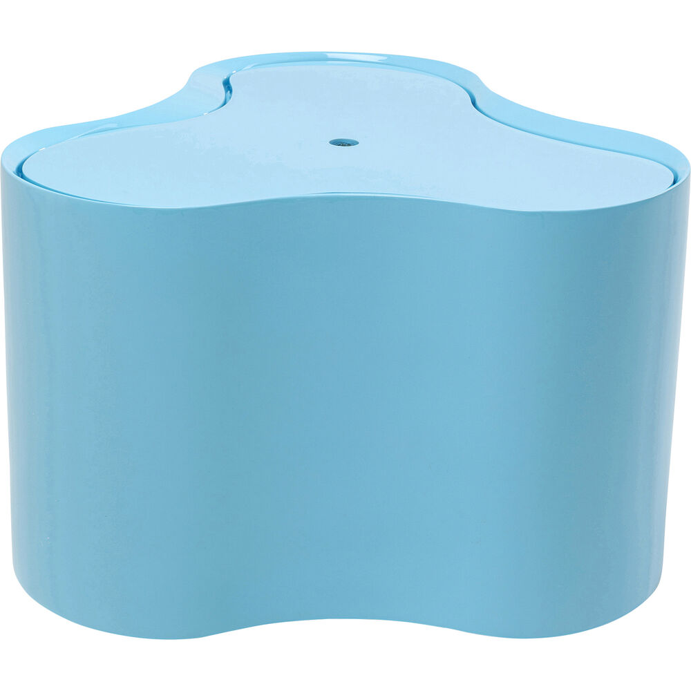 Side Table Lotus Light Blue 30cm