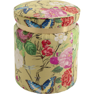 Stool Flower Fever Yellow Ø39cm