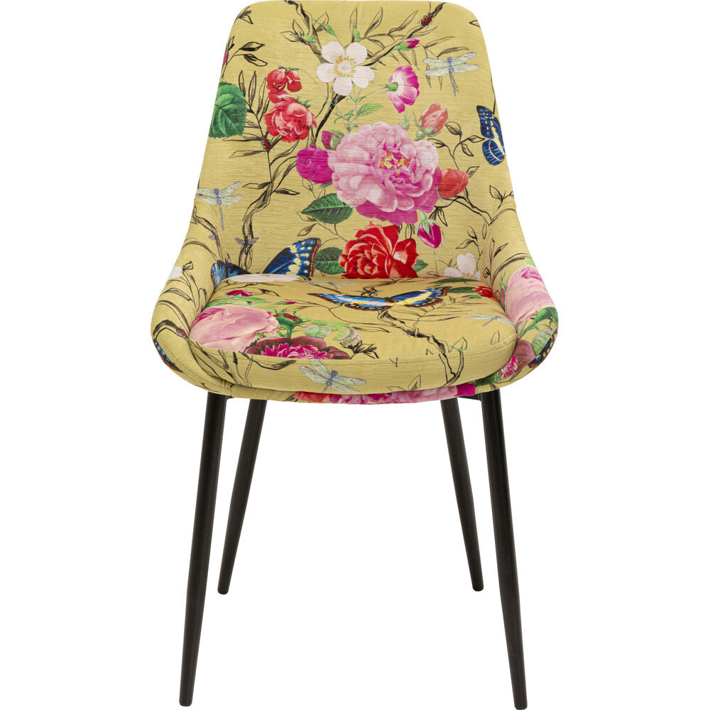 Chair East Side Flower Fever Yellow