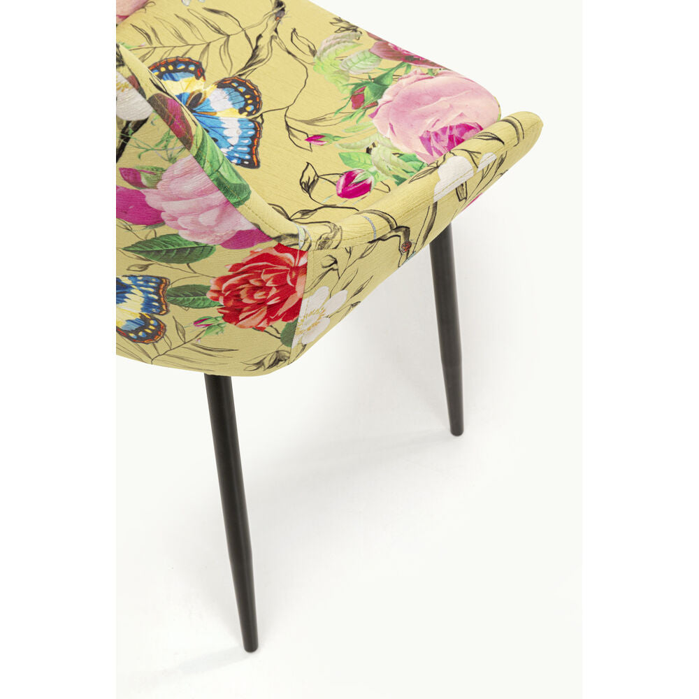 Chair East Side Flower Fever Yellow