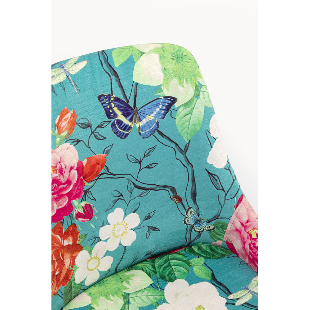 Chair East Side Flower Fever Blue