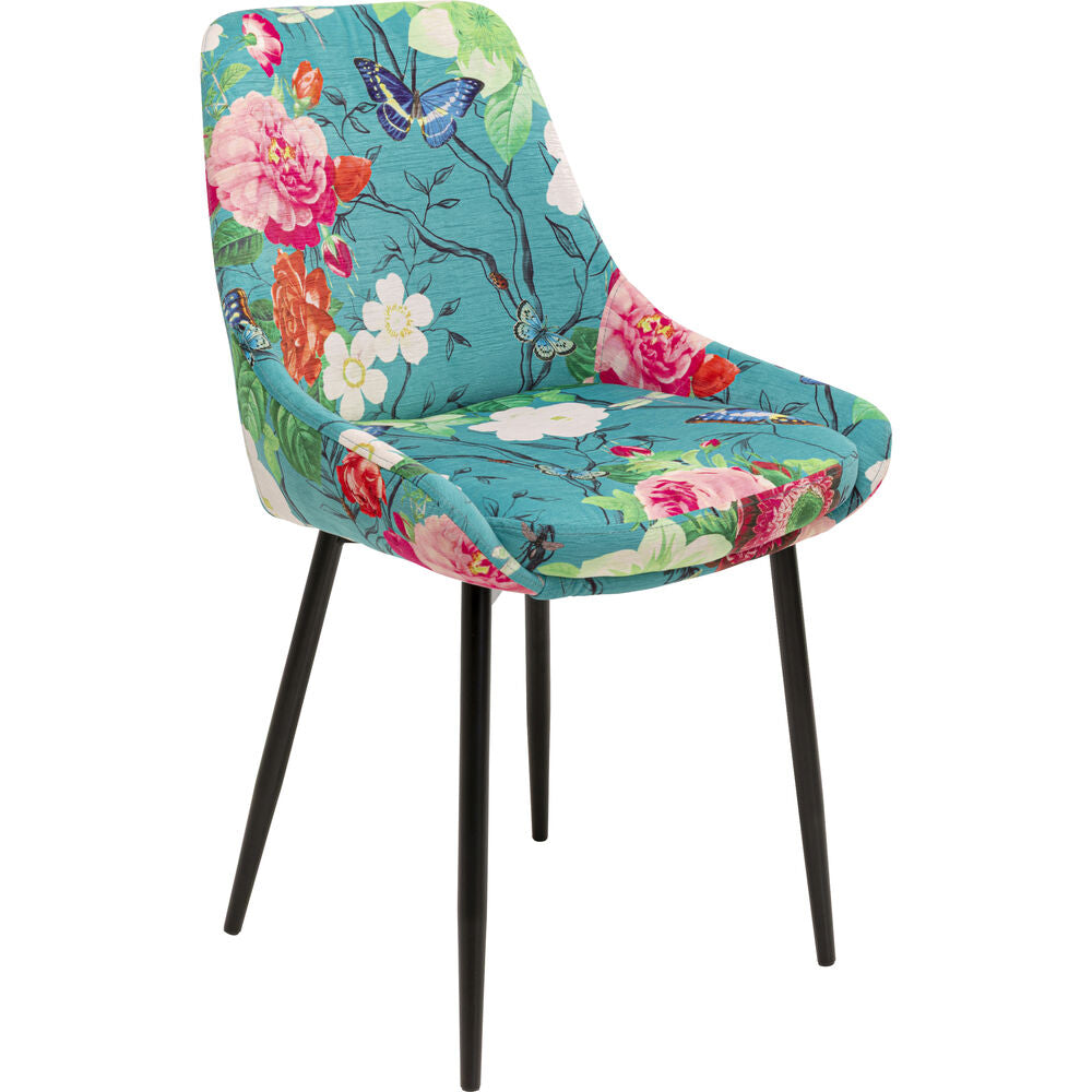 Chair East Side Flower Fever Blue