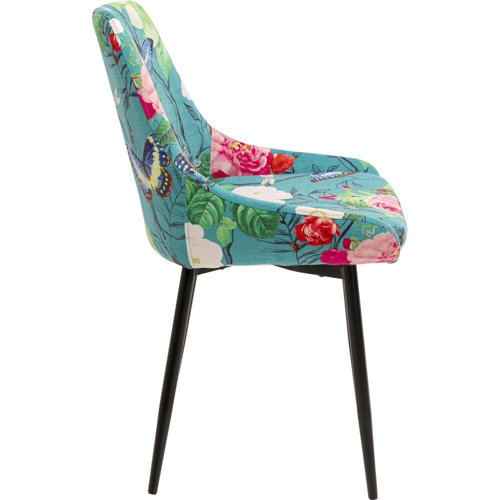 Chair East Side Flower Fever Blue