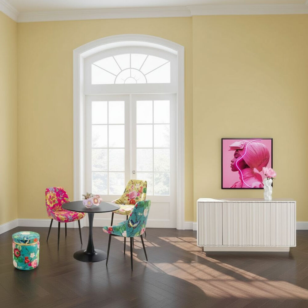 Chair East Side Flower Fever Blue