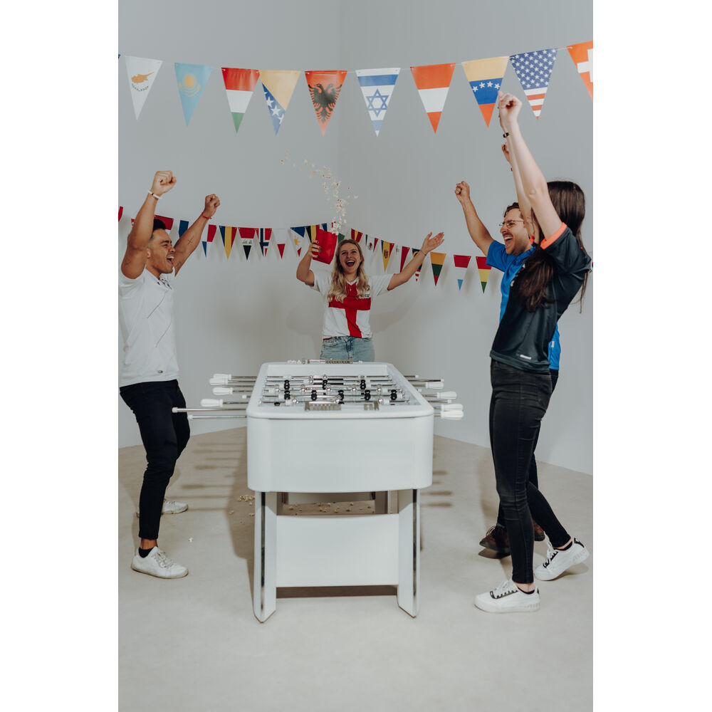 Soccer Table Style White