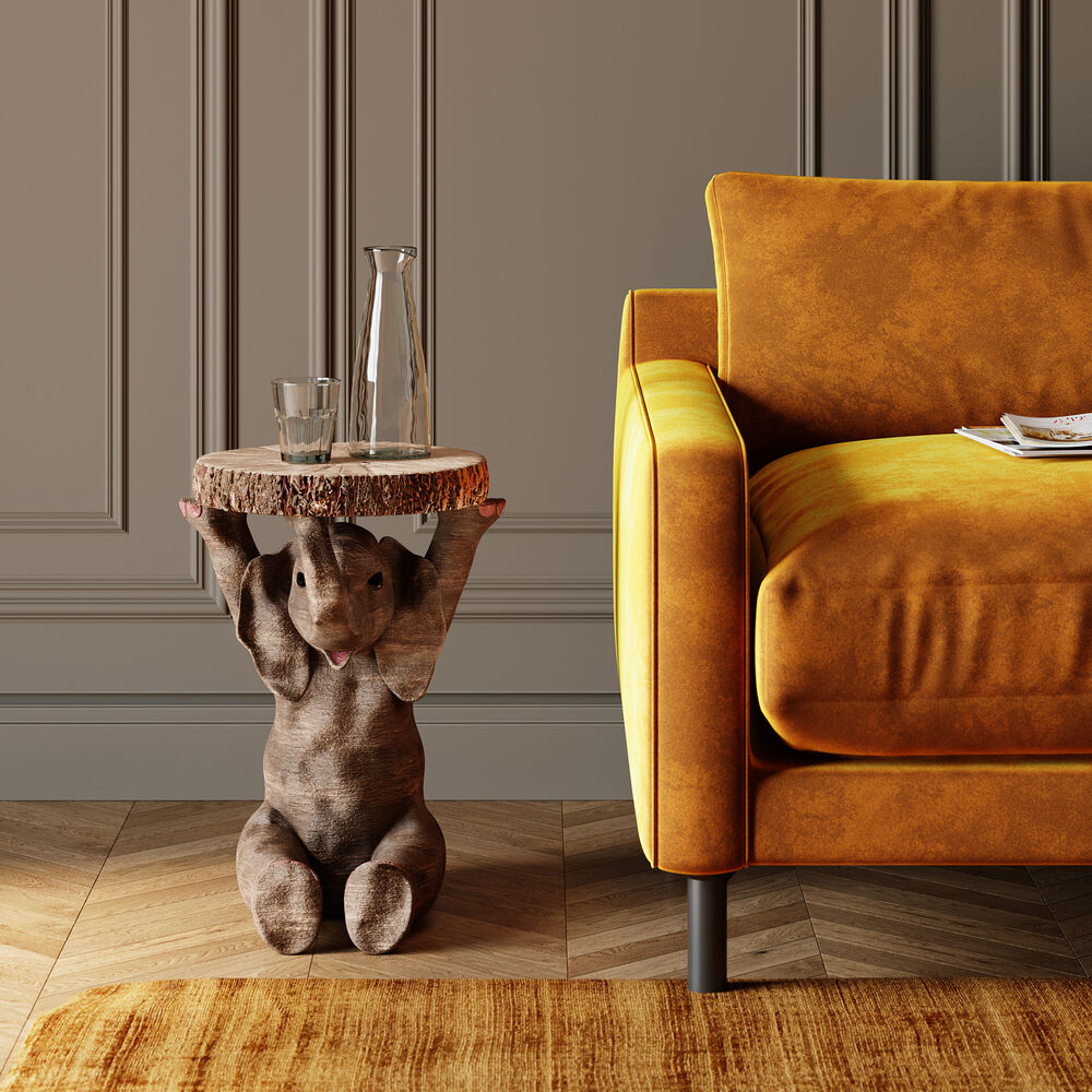 Side Table Animal Elephant Ø35cm