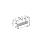 Sideboard Prezioso 160x78cm