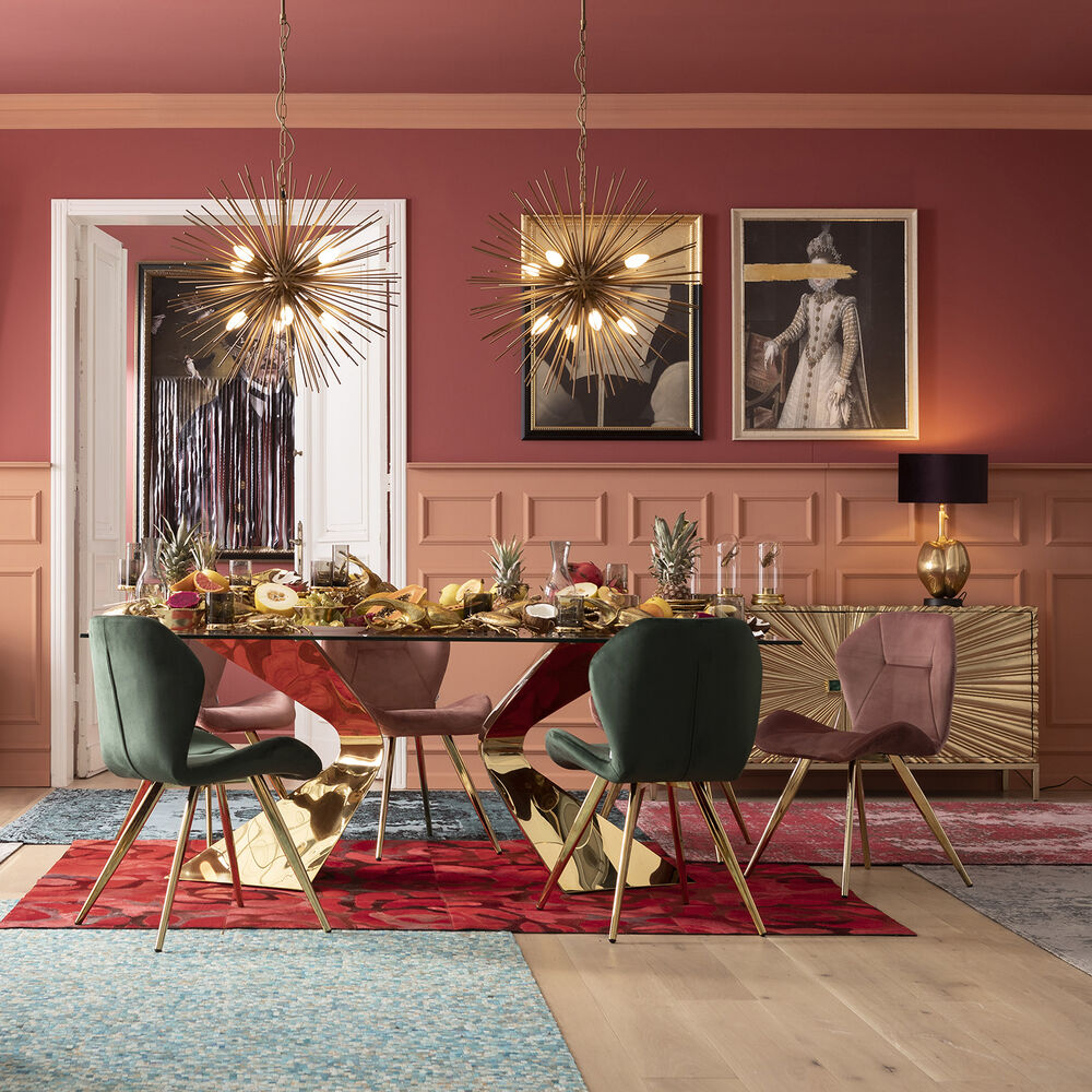 Table Gloria Gold 200x100cm
