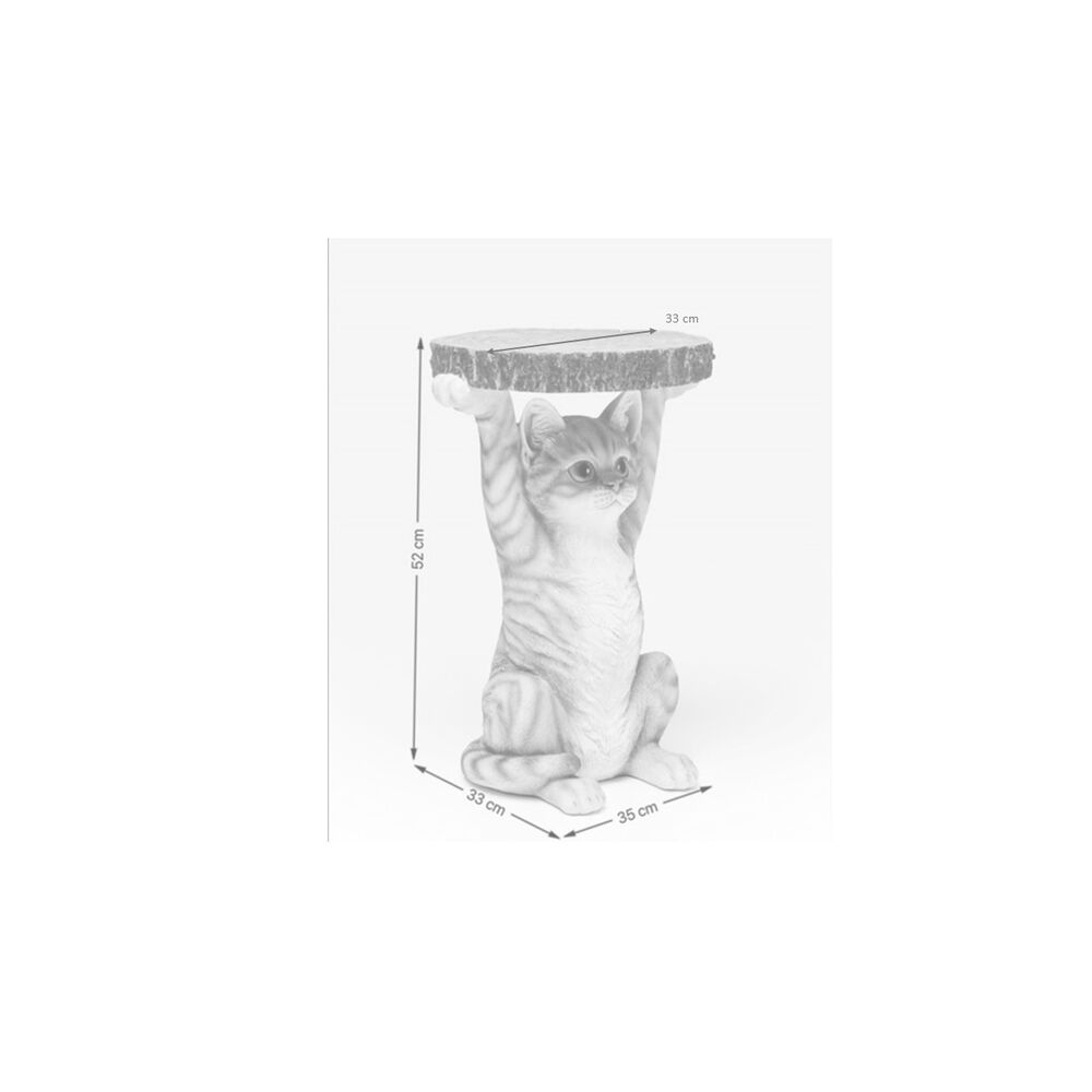Side Table Animal Ms Cat Ø33cm