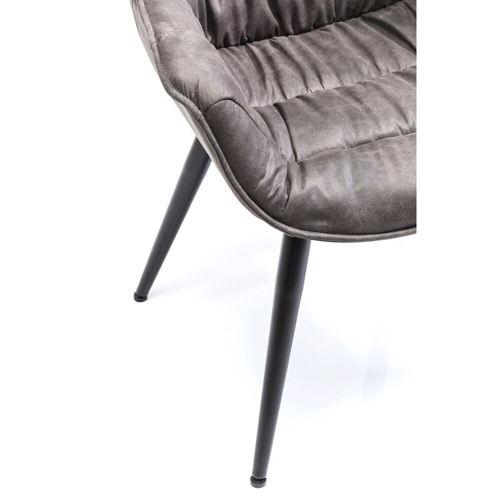 Chair with Armrest Thelma Grey (2/Set)
