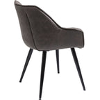 Chair with Armrest Thelma Grey (2/Set)