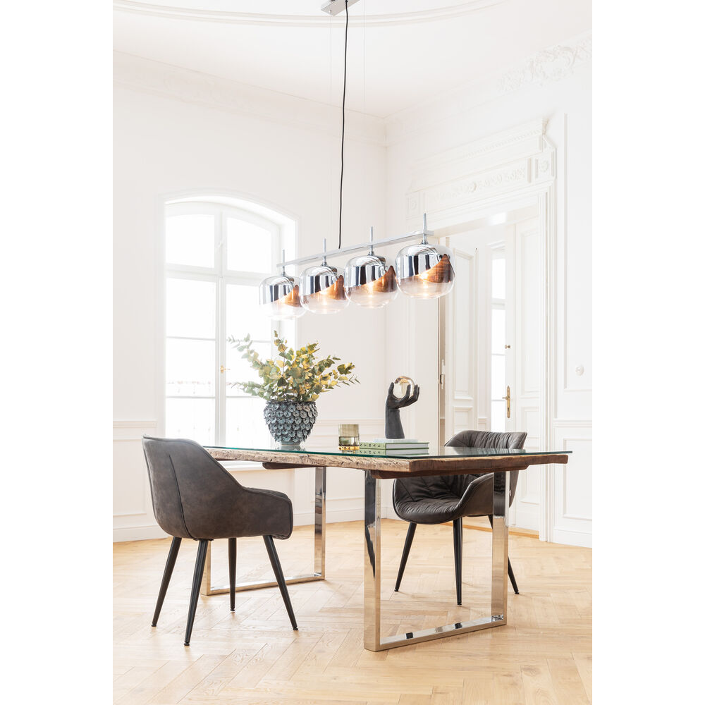 Chair with Armrest Thelma Grey (2/Set)