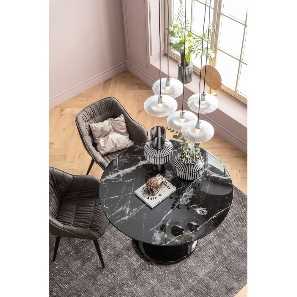 Chair with Armrest Thelma Grey (2/Set)