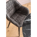 Chair with Armrest Thelma Grey (2/Set)