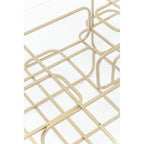 Coffee Table Meander Gold 140x80cm