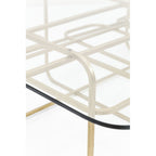 Coffee Table Meander Gold 140x80cm