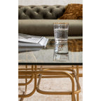 Coffee Table Meander Gold 140x80cm