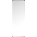 Mirror Curve Brass 70x200cm