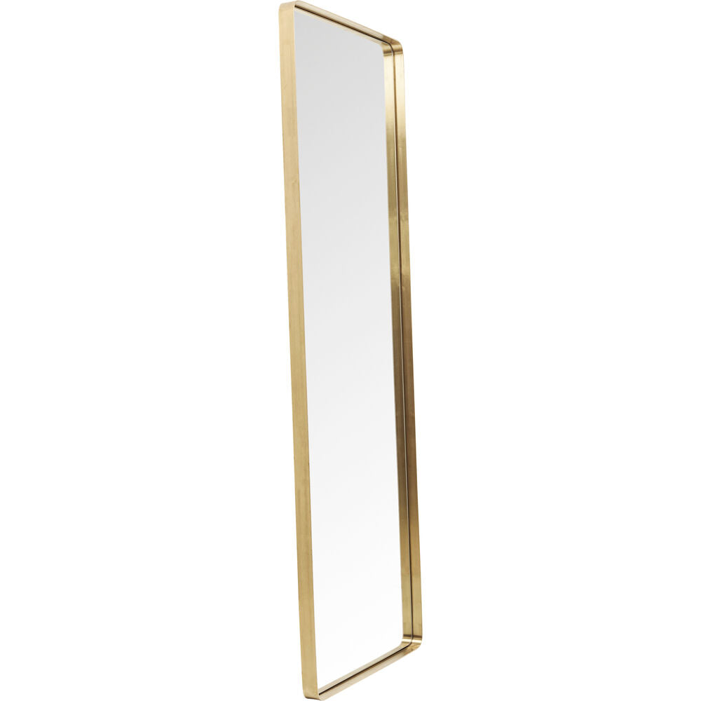 Mirror Curve Brass 70x200cm