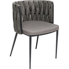 Chair with Armrest Cheerio Grey incl. (2/Set)