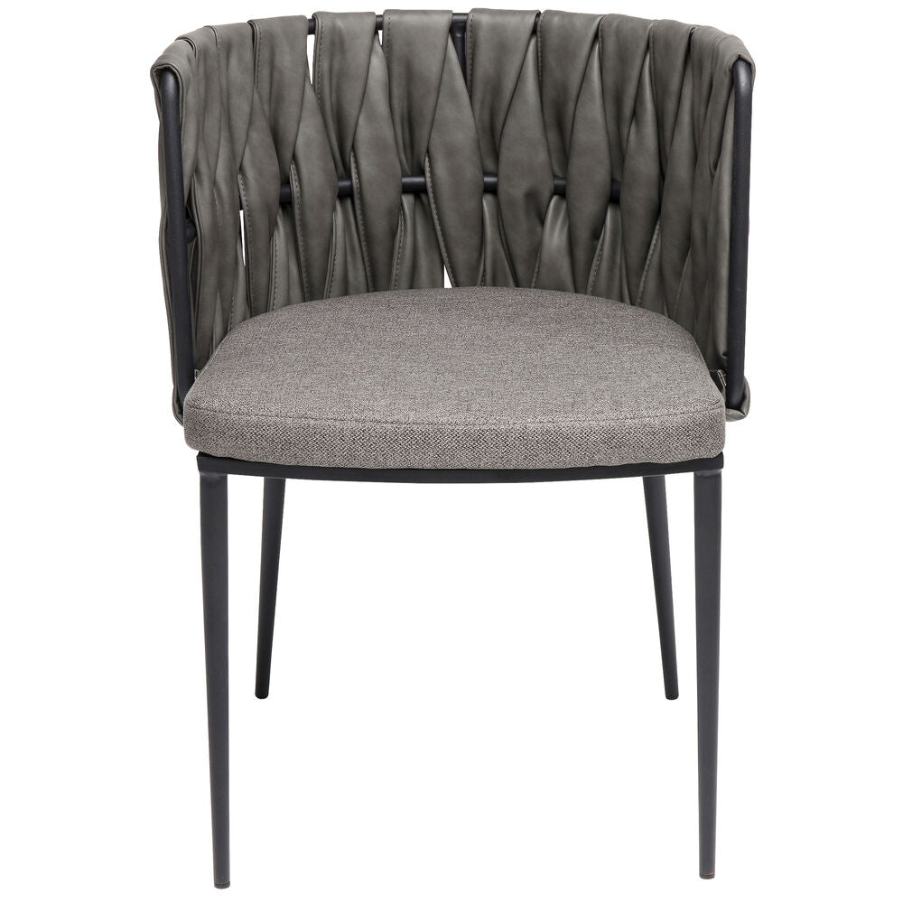 Chair with Armrest Cheerio Grey incl. (2/Set)