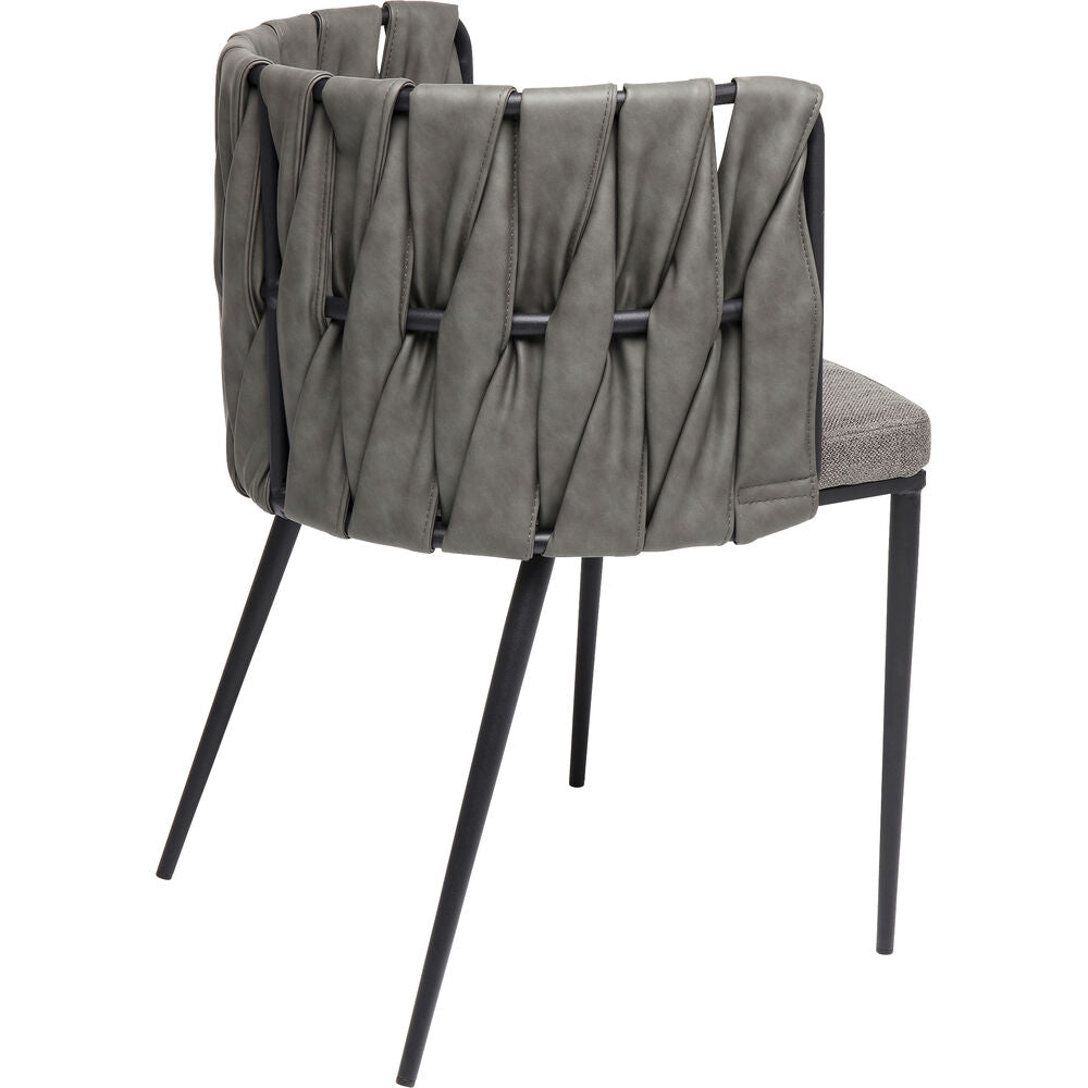 Chair with Armrest Cheerio Grey incl. (2/Set)