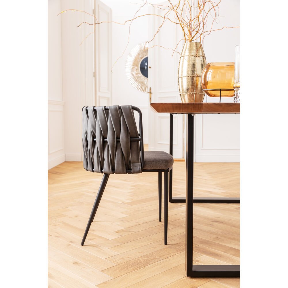 Chair with Armrest Cheerio Grey incl. (2/Set)