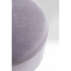 Stool Cherry Light Grey Silver Ø35cm