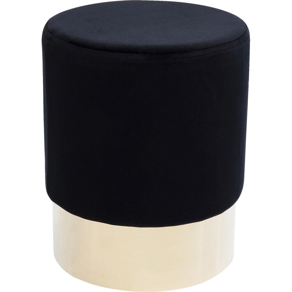 Stool Cherry Black Brass Ø35cm