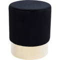 Stool Cherry Black Brass Ø35cm