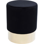 Stool Cherry Black Brass Ø35cm
