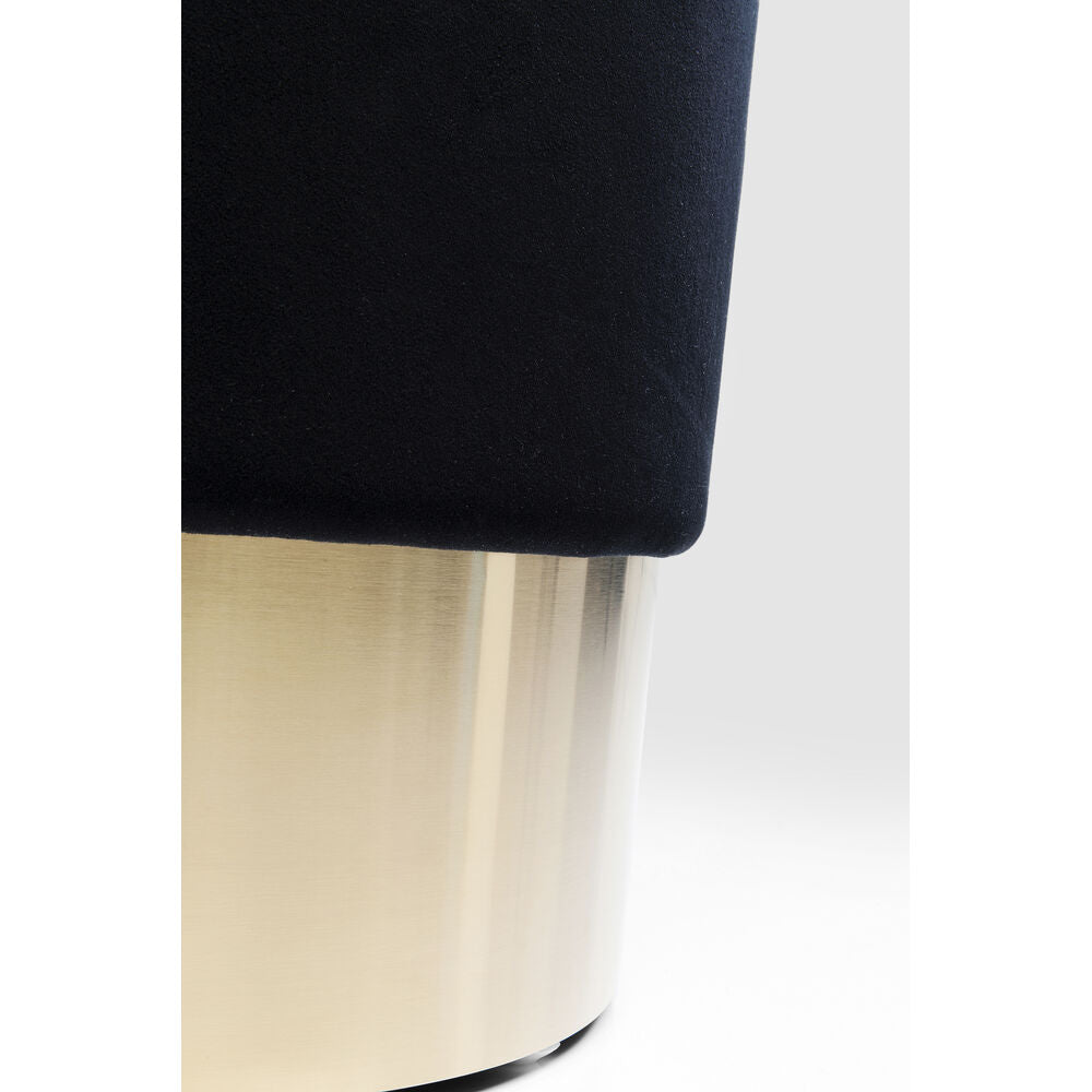 Stool Cherry Black Brass Ø35cm