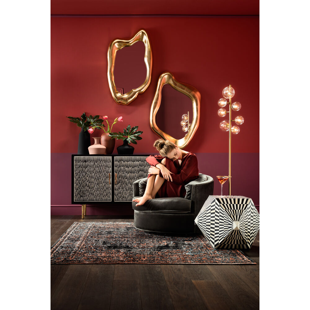 Mirror Hologram Gold 119x76cm