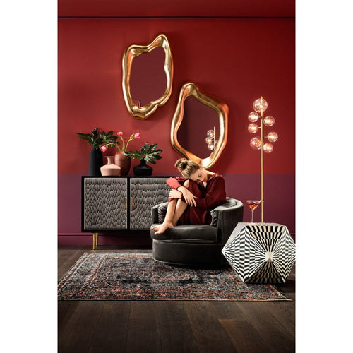 Mirror Hologram Gold 119x76cm