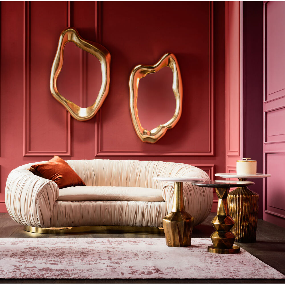 Mirror Hologram Gold 117x68cm