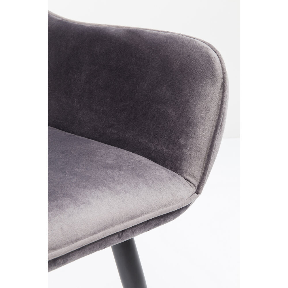 Chair with Armrest San Francisco Grey (2/Set)