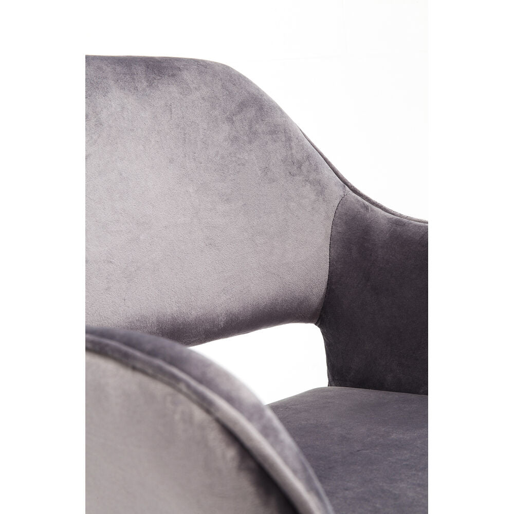 Chair with Armrest San Francisco Grey (2/Set)