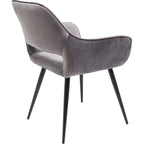 Chair with Armrest San Francisco Grey (2/Set)