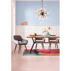 Chair with Armrest San Francisco Grey (2/Set)